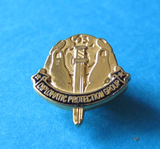 DIPLOMATIC PROTECTION GROUP POLICE  Tie/Lapel Pin Badge. VGC.