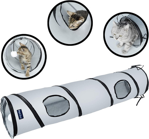 Cat tunnel for indoor cats - tunnel,
