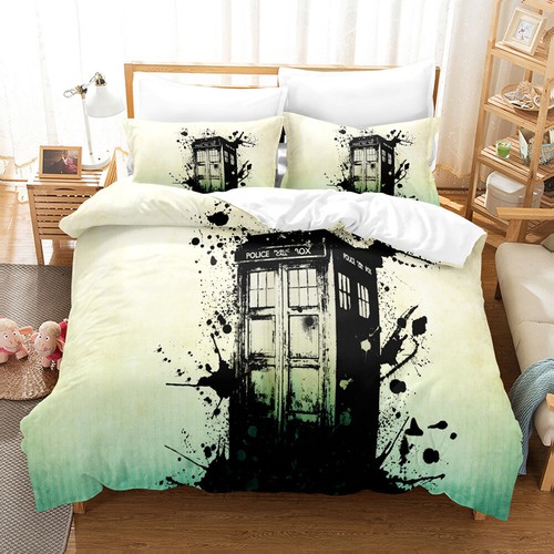 Doctor who tardis quilt cover - doctor,
