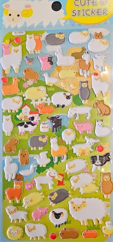 Sheet farmyard animals - 1x,