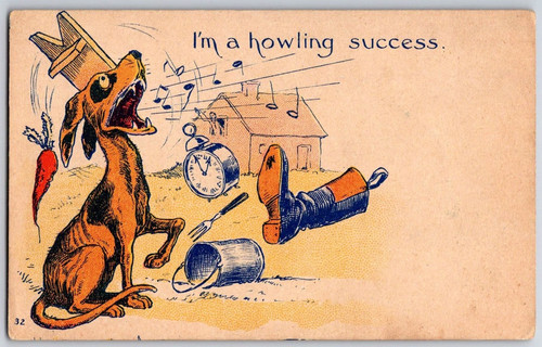Howling success dog - "i'm,