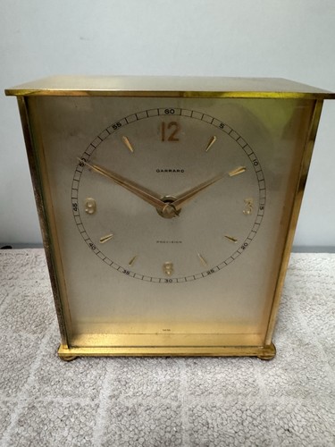 Garrard mantle clock gilt - mantle,