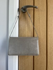 Hobbs Silver Leather Handbag