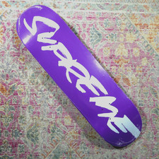 Supreme Futura Box Logo Deck 8.25" SS24 Purple BOGO Skateboard Mo Wax UNKLE FTP