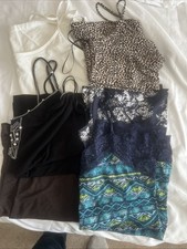 M&S Next Per Una Vest Strappy Modern Sleeveless Summer Sun Top X 6 Size 16