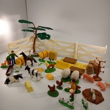 Vintage ELC Farm Animal Set – Mixed Box Fences Trees People + More Variety VGC