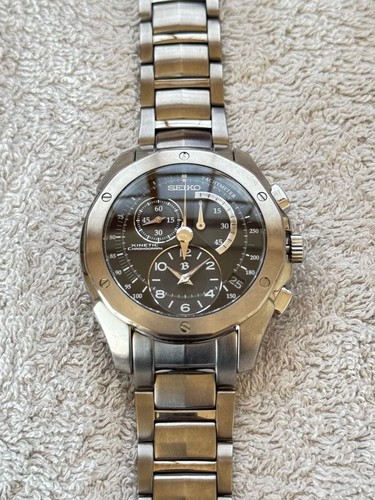 Seiko kinetic chronograph - kinetic, with