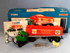CORGI 16306 SHELL/BP  SCAMMELL HIGHWAYMAN TANKER & PETROL PUMP MINT BOXED 1:50