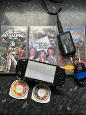 Sony PSP 3003 Slim & Lite Black Handheld Console With Games Bundle