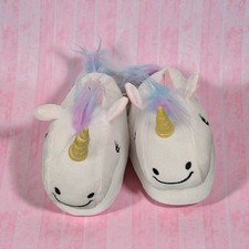 Unicorn Plush Slippers Soft