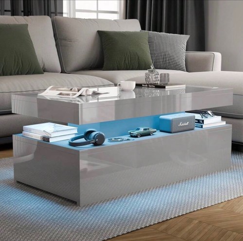 High gloss coffee table - high,