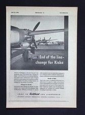Original 1944 Advert Lockheed