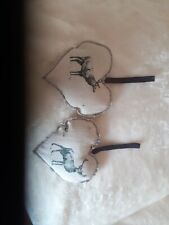 Grey Stag lavender door hangers/wardrobe SET OF TWO