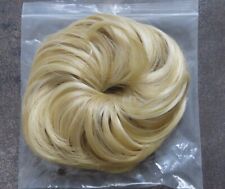 Light Blonde/Golden Mix*Messy Bun Hairpiece*Hair Scrunchie*Wavy Curly Updo