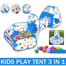 3 in 1 KIDS  PLAY TENT POP UP