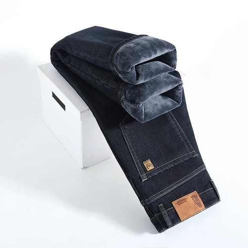 Men fleece lined jeans warm - men's,