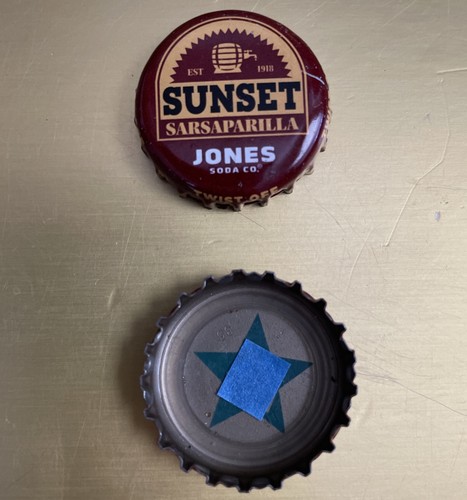 Blue star bottle cap - blue, official