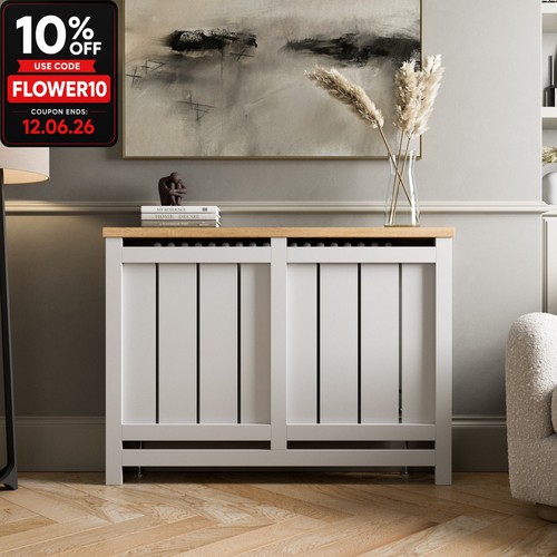 Radiator cover white modern - cover,