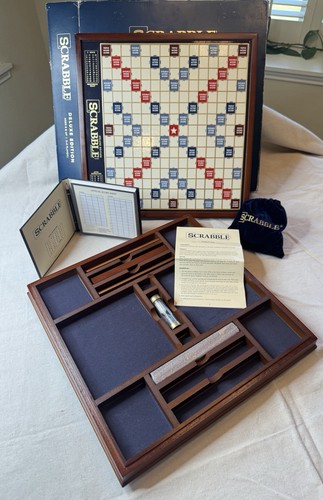 Scrabble deluxe edition - scrabble,