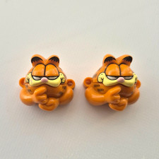 Vintage Garfield Bow Biters Lace Lockers shoe laces clips