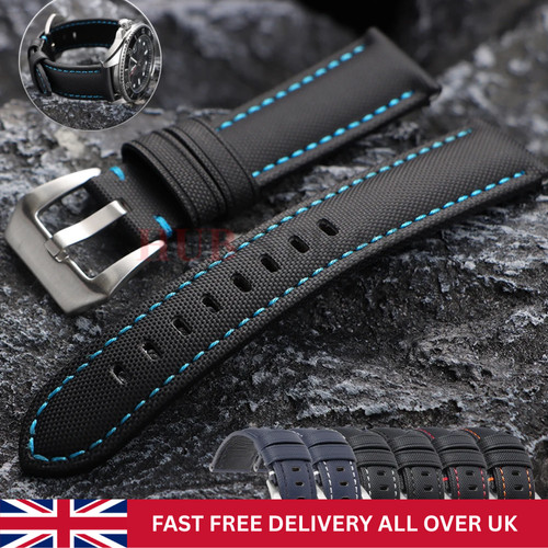 Premium sailcloth watch strap - sailcloth,