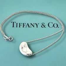Authentic Tiffany & Co Necklace -Vintage Elsa Peretti 20mm Large Bean Pendant