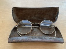 Vintage Men’s Gold Coloured Framed Spectacles With Case