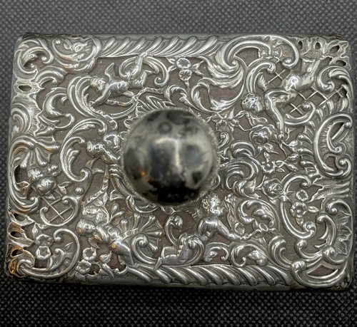 Edwardian silver blotter - edwardian,