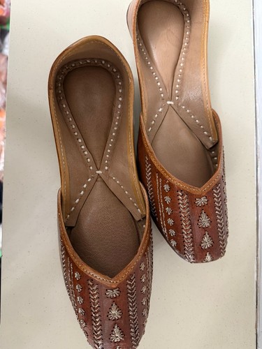 Punjabi jutti brown dimond - punjabi, jutti/