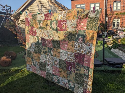 Patchwork bed runner 150cm - patchwork,