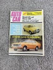 Autocar magazine September 1974 featuring Datsun Range Renault 6TL Ford Capri