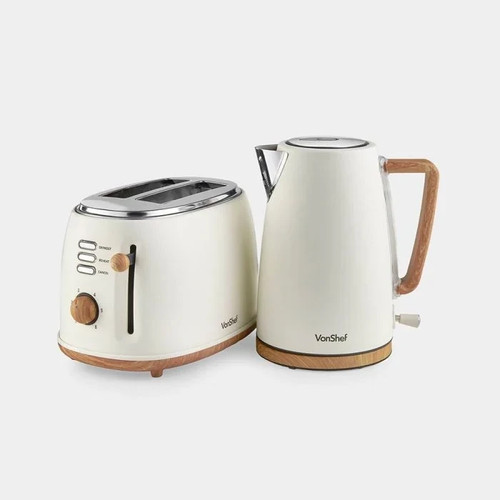 Kettle toaster set cream - set,