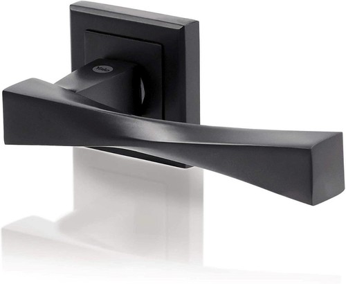 Yale black door handle - yale,
