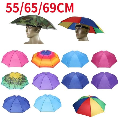 Head umbrella hat - head,