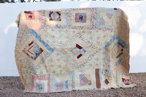 Antique double sided scrap - double,