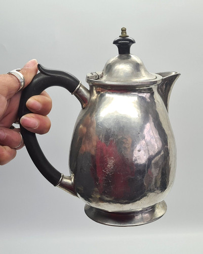 Arts crafts pewter milk - milk, jug