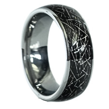 Meteorite Fragment Ring 8mm