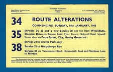 Sheffield Transport Timetable