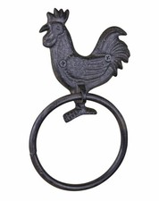 Rustic Cast Iron Towel Ring