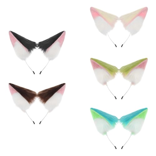 Lolitas headdress faux furs - faux,