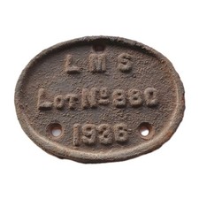 Railwayana LMS Lot No. 980