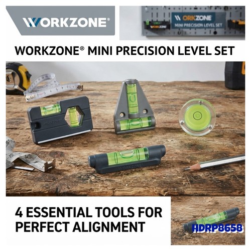 Workzone mini spirit level set