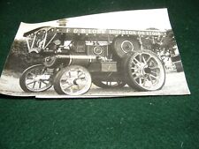VINTAGE ORIGINAL PHOTOGRAPH & NEGATIVE SHOWMANS ENGINE SPARKIE BURRELL 1896 