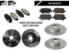 FOR HONDA CIVIC 2.0i V-TEC TYPE-R GT FN2 06-11 FRONT & REAR BRAKE DISCS AND PADS