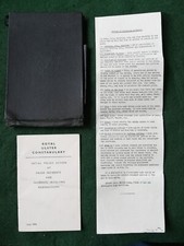 1960s / 70s R.U.C Royal Ulster Constabulary Notebook Cover & Booklet. 