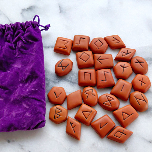 Traditional brown runes - traditional,