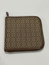 COACH Khaki/Mahogany Monogram