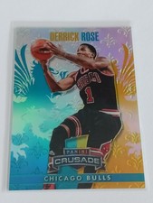 2013-14 Panini Crusade Derrick Rose */249 TEAL #17 Chicago Bulls Even RARER!