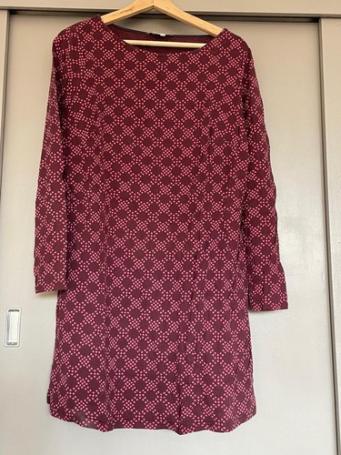 Boden red maroon dot pattern - maroon,