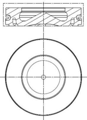 Mahle 081 00100 - 00100, piston